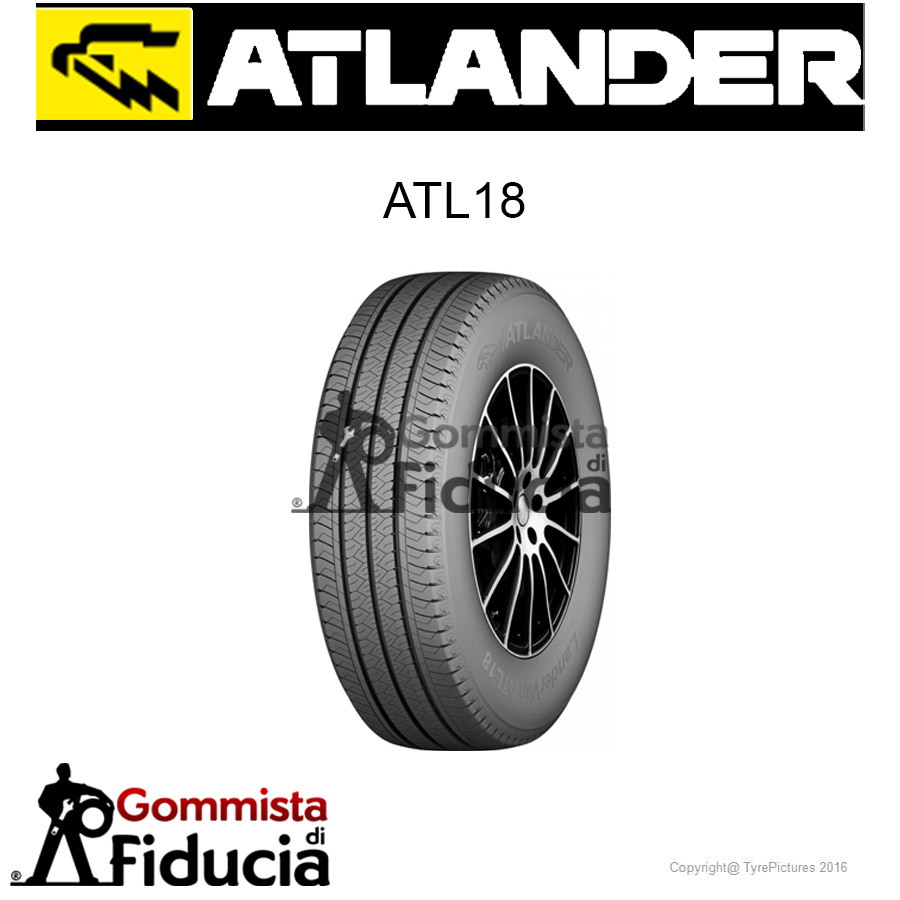 ATL18.jpg ATLANDER - 205 70 15C VAN ATL18 106/104S 8PR* - immagine 1