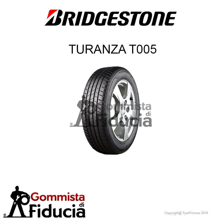 T005.jpg BRIDGESTONE - 185 55 15 TURANZA T005 82V* - immagine 1
